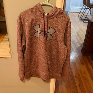 Under Armour Heathered Burgundy Hoodie